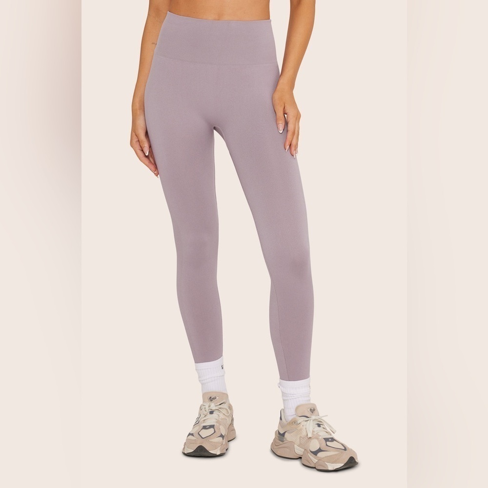 Set Active Sculptflex Power Leggings Womens size XS in spring purple workout - Picture 2 of 8